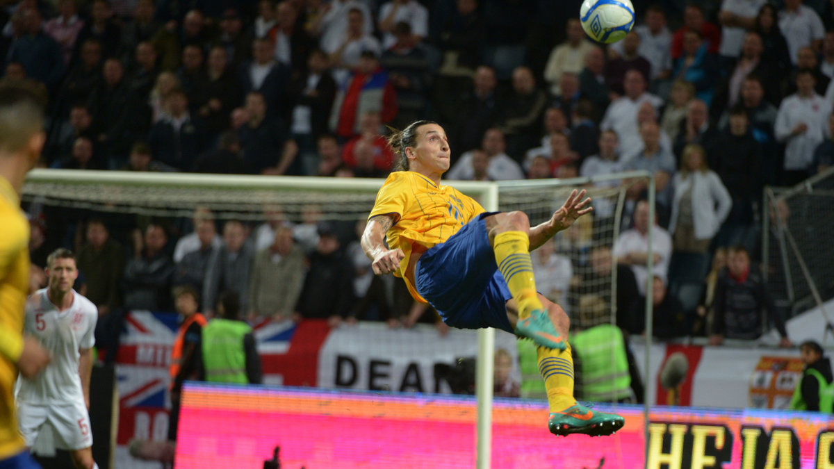 Den här sparken ändrade mångas syn på Zlatan i England. 